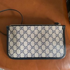 Gucci GG Supreme Pouch/Wristlet - BRAND NEW